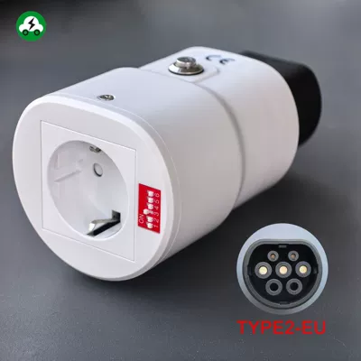 Carefully Selected V2L Brazil External Charging Byd Power Take-Off Ccs2 Vehicle-Use Type2 European Standard Discharge Gun Discharger (Elektrikli avtomobil şarj stansiyaları) - european-standard-discharge-gun-european-standard-socket-type2eu-6-levels