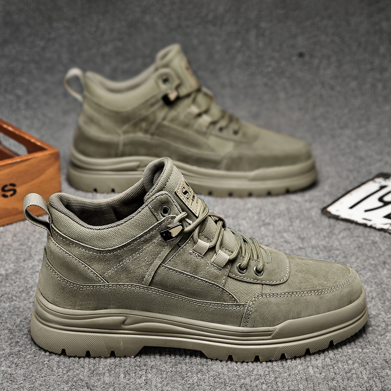 Martin boots para hombre 2025 nueva tendencia de otoño para hombre botas de herramientas de estilo británico de alta gama para hombre