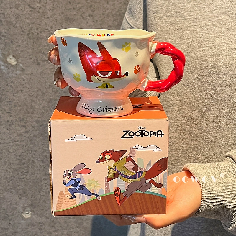 Кружка (Zootopia) Джуди и Ник, 360 мл, подарочная пара для дома, дизайн 2025