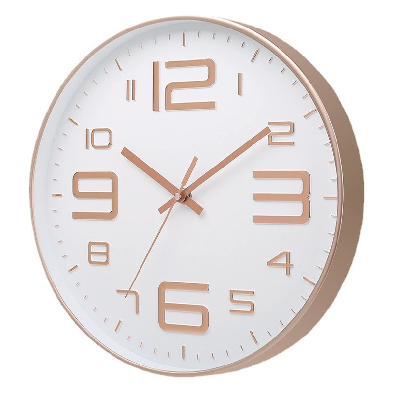 [12 дюймов 30 см] немой настенные часы Творческий моды дома гостиная стерео цифровые простые часы оптом