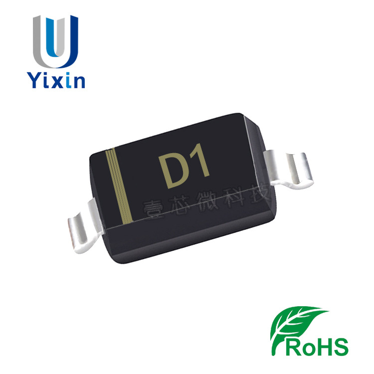 国产替代 MMSZ5226B SOD-123 3.3V 0.5W 丝印:D1 1206封装 稳压管