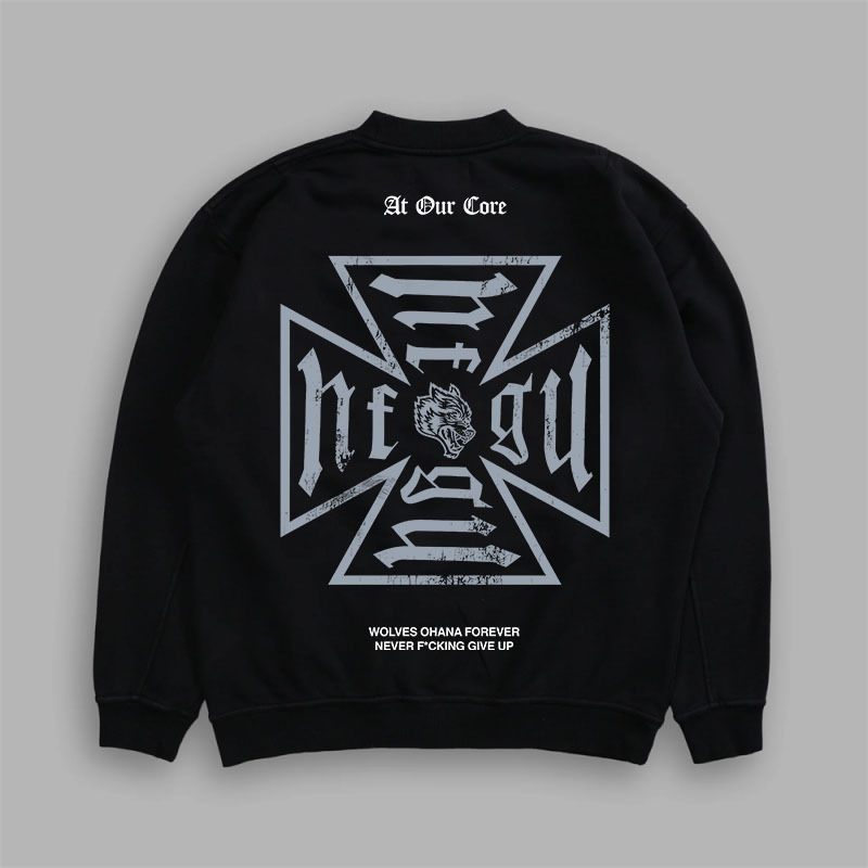 Darc Sport American Fitness Slim Round Neck Winter Velvet Thickeneded Cotton American Size Sweatshirt for Couples to Wear the Same Style