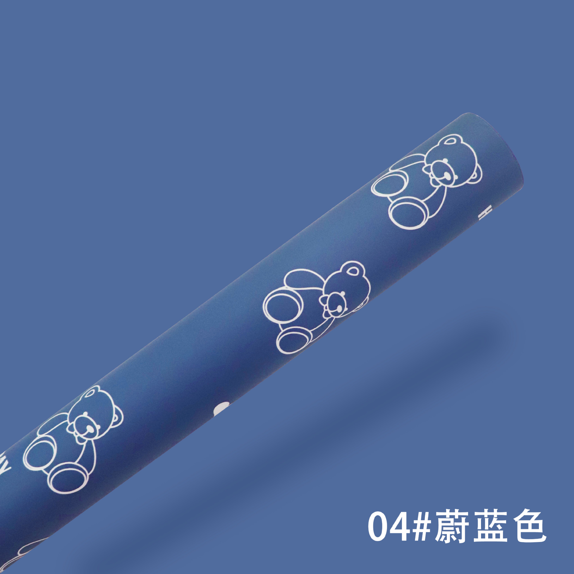 Fábrica de fiestas de flores al por mayor nuevos productos de dibujos animados oso patrón de flores papel de embalaje impermeable regalo papel de embalaje de flores