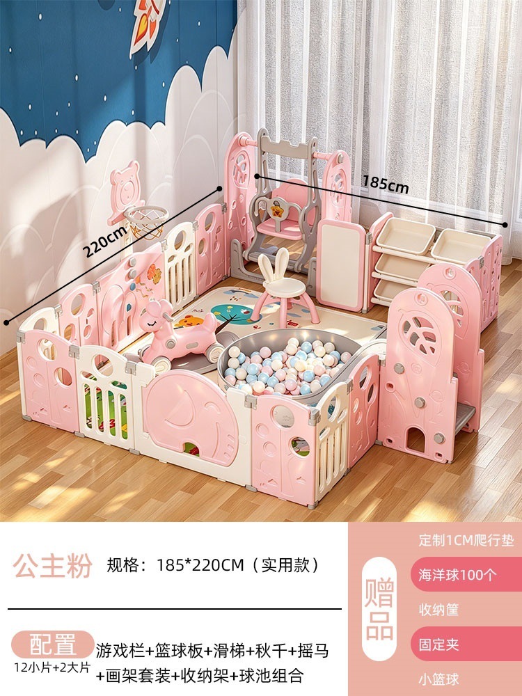 [barrera de juego para bebés barrera de protección infantil interior barrera de seguridad para niños en el suelo para el parque]