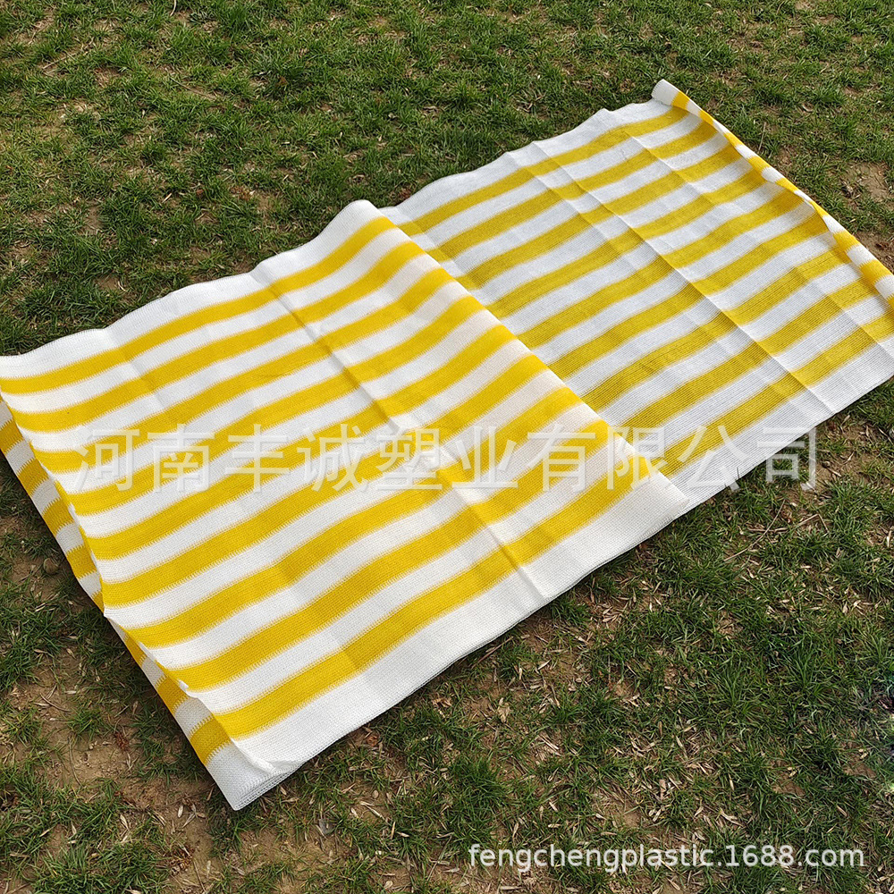 可做遮阳帆6针黄白遮阳网隔热阳台庭院楼顶防晒遮阴遮光网