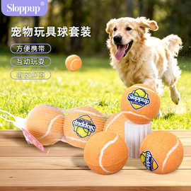 sloppup宠物玩具球狗狗网球玩具抛掷互动训练解闷狗玩具宠物用品