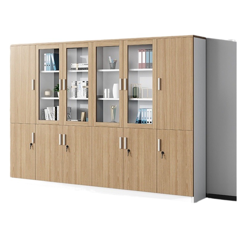 High-end file cabinet office storage floor cabinet file cabinet simple modern boss desk supporting bookcase