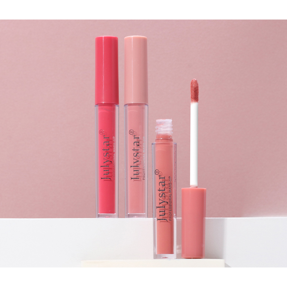 Make-up-Lippenstift für Frauen, langlebig, verblassend, klebt nicht an den Körbchen, reine Farbe, mattes Finish, feiner Tuben-Lipgloss_voghion.com
