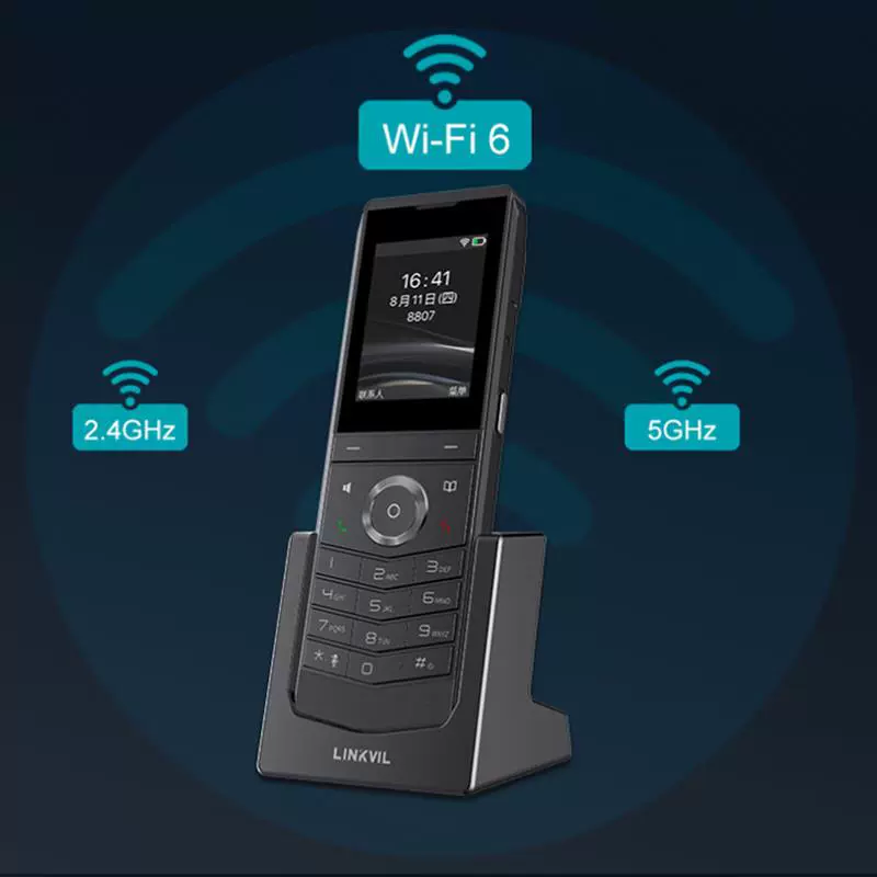 Портативный IP-телефон Fanvil W611W с поддержкой Wi‑Fi, влагозащищённый и пыле-/ударопрочный, офисный ручной IP-аппарат