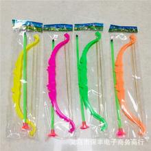 独立包装塑料玩具弓箭套装大号中号小号地摊货源弹射软弹吸盘跨境