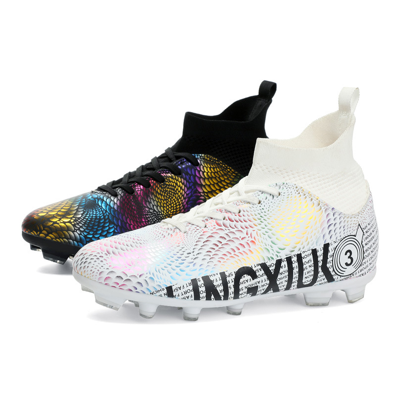 Transfronterizo 31-48 tamaño C Luo zapatos de fútbol de uñas largas y cortas zapatos de competición para estudiantes adultos de alto rendimiento entrenamiento zapatos de fútbol