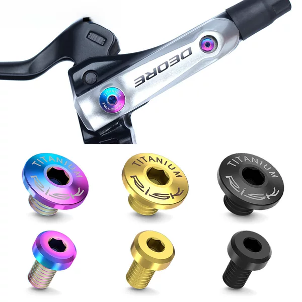 RISK titanium alloy cylinder head screw oil disc brake handle oil injection hole XT XTR M615M675M785M8000