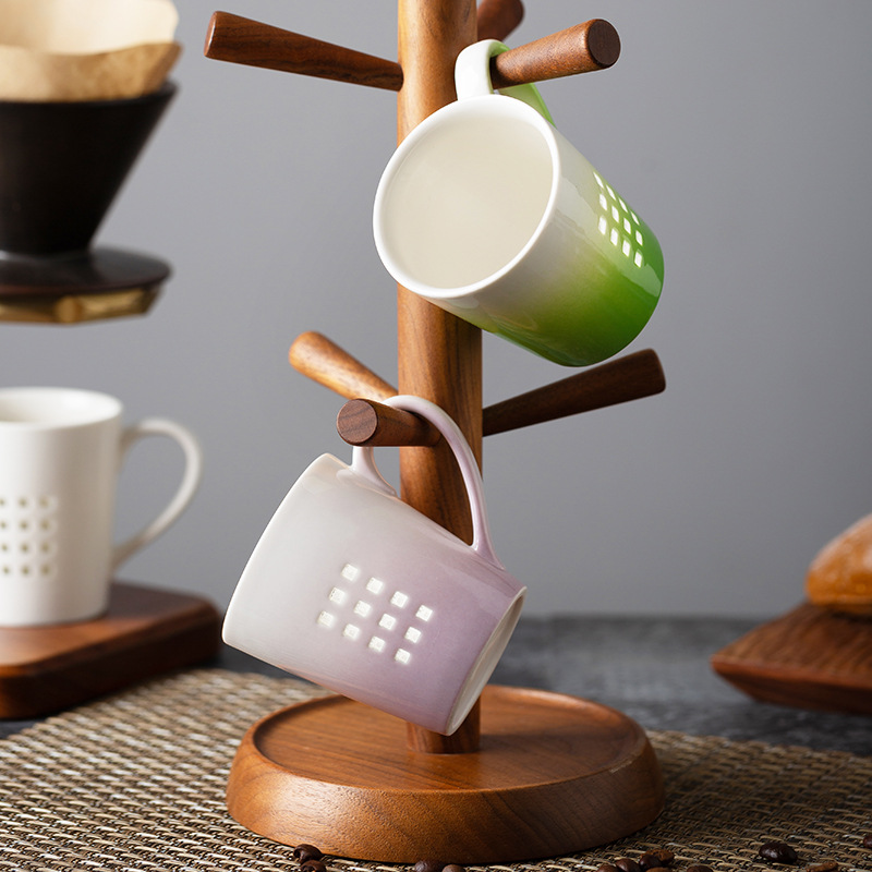 Taza de cerámica de agua, taza de marca, taza de agua vintage casera, taza de café a mano, taza de latte, taza de leche