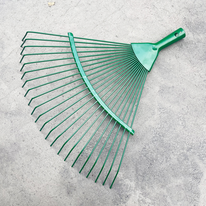 ♥ ◈ ♤ ♤ 22톱니 녹색 원형 단단한 강철 와이어 레이크 헤드 ♥ ◈ ♤ ♤