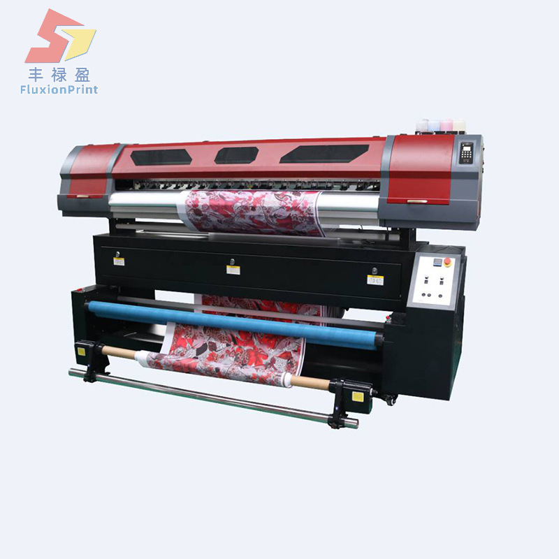 小型加工项目高速热升华旗帜条幅雨伞丝巾数码印花机热转印一体机