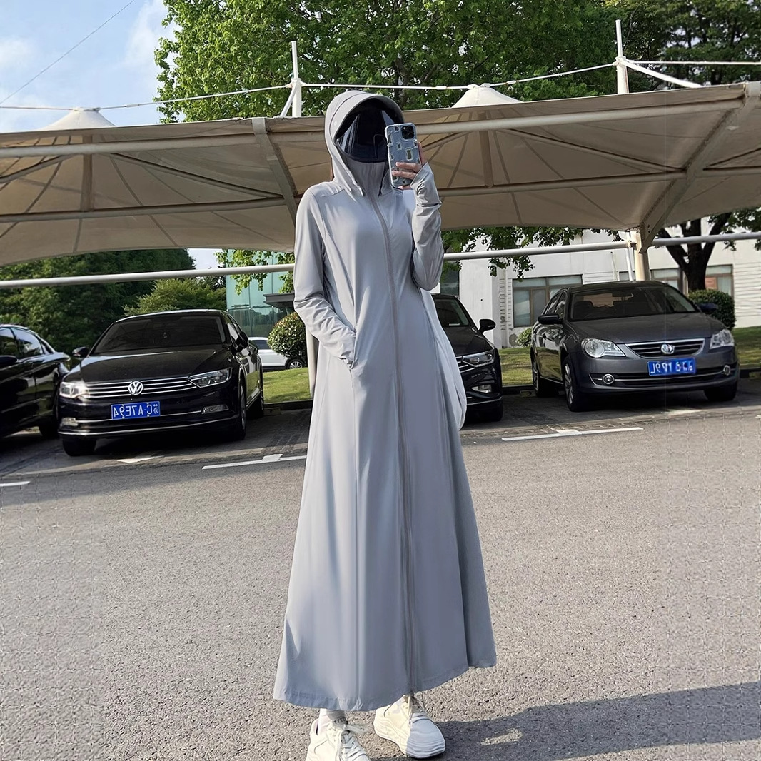 Summer long breathable sun protection clothing