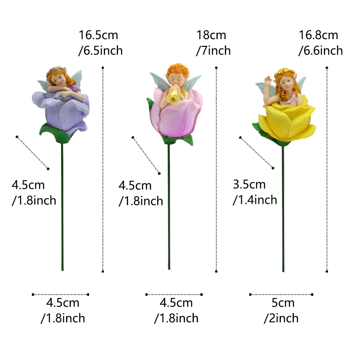 Outdoor garden color flower bud flower fairy plug-in outdoor yard villa homestay courtyard balcony layout net red building