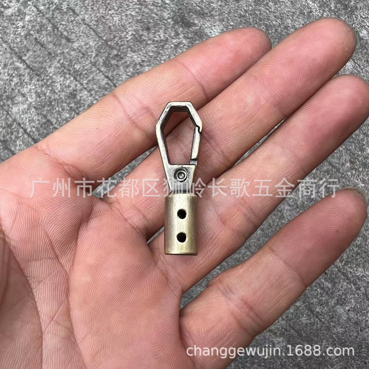 Campana gancho hebilla cuerda accesorios DIY equipaje manija pullover hardware borla colgante joyería Amazon