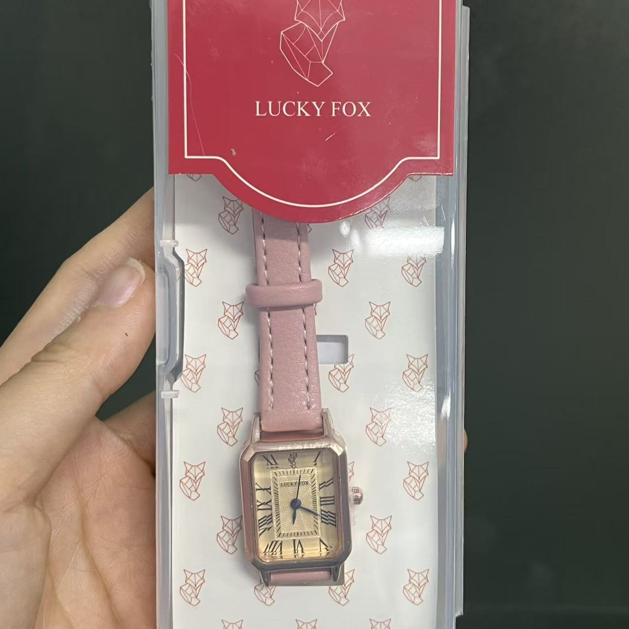 LUCKYFOX retro small dial women's watch new sports small rectangular watch simple daily quartz watch