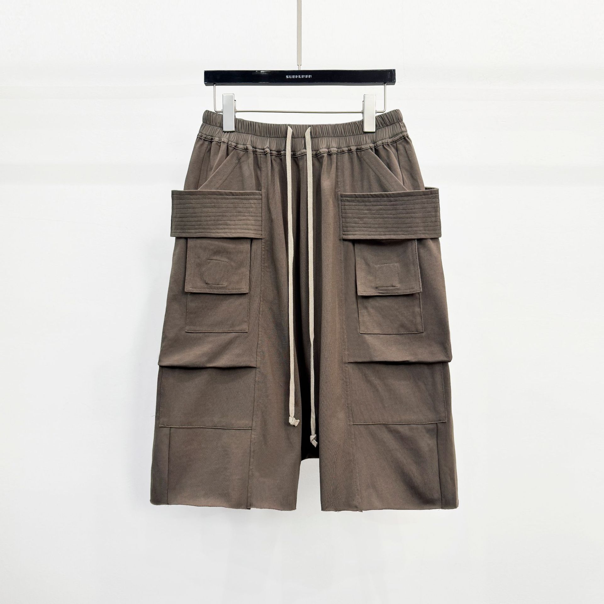 Subhuman Cargo Shorts Knit Washed Brown