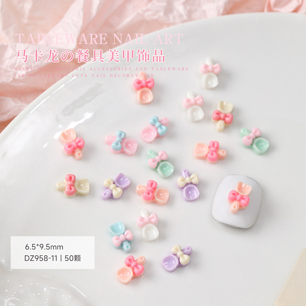 1개 [혼합-나비 삽] 6x10mm