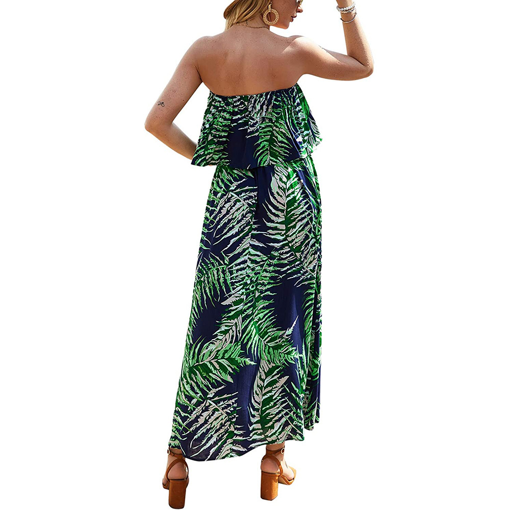 2024 Europa und USA Frühling und Sommer Neues Damenkleid mit Print, Ärmellos, Freizeitkleid für den Strand – Detail 12