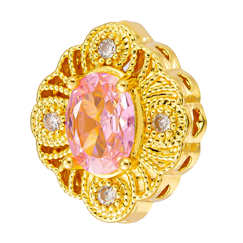 Douyin Venta caliente Colgante de microincrustaciones de cobre chapado al por mayor Cientos de colgantes de cobre opcionales a su gusto, fábrica de origen al por mayor sin cadena