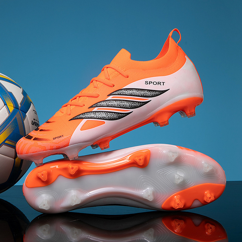 Zapatos de Fútbol con Tacos AG de TPU y KPU Ligeros para Césped Natural y Artificial