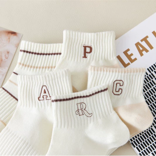 Летние тонкие дышащие карикатурные knee socks для учащихся начальной школы
