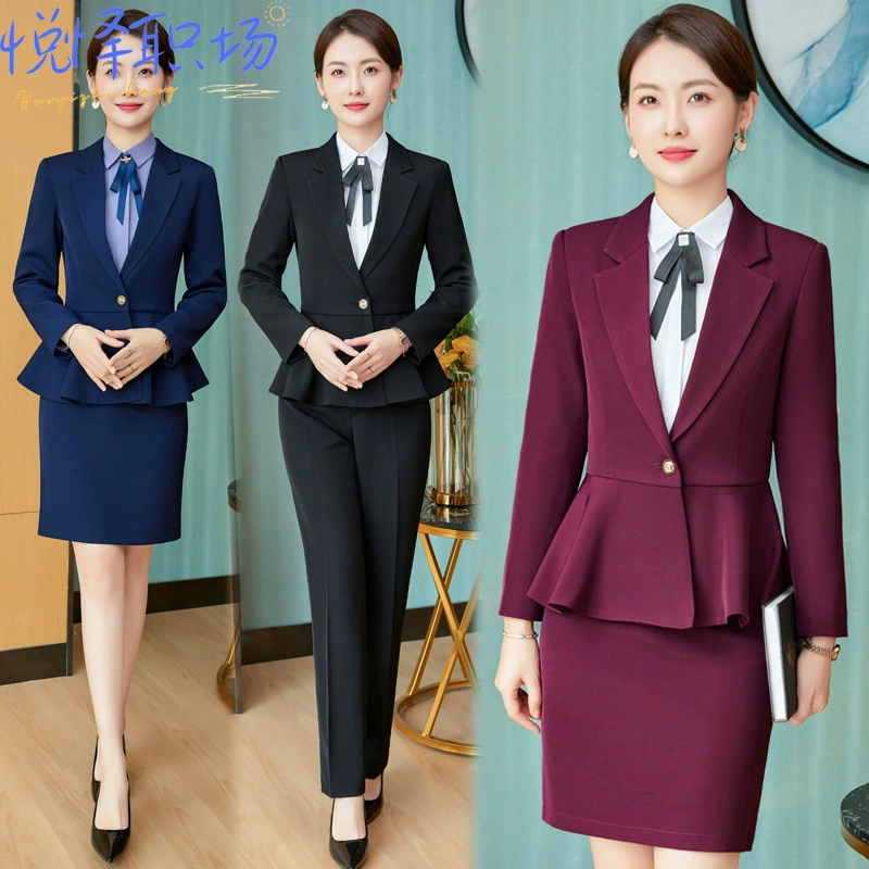 Деловой костюм Женский отдел продаж Обслуживание клиентов Платье Управление недвижимостью Ювелирный магазин Косметичка Темперамент Рабочая одежда
