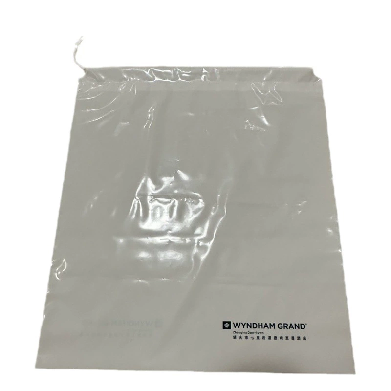 Отель химчистки PE Drawstring связка мешок для белья сумка для хранения массовое производство экспорт Внешняя торговля мешок для стирки оптом