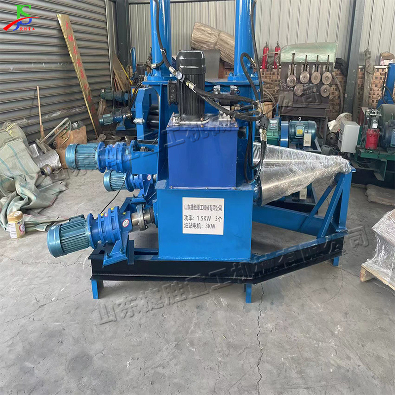 Máquina de laminación de cono de acero inoxidable completamente automática pequeña máquina de laminación de tres conos