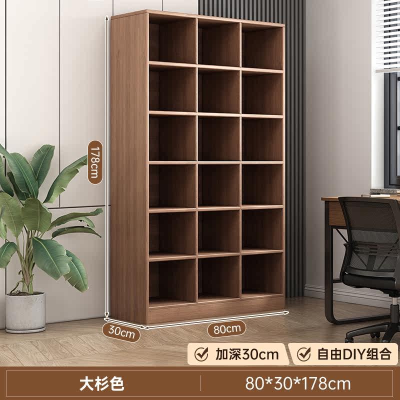 Estante de libros doméstico simple contra la pared piso multiplaza artículos decoración sala de estar mostrador gabinete de almacenamiento estante de rejilla librería