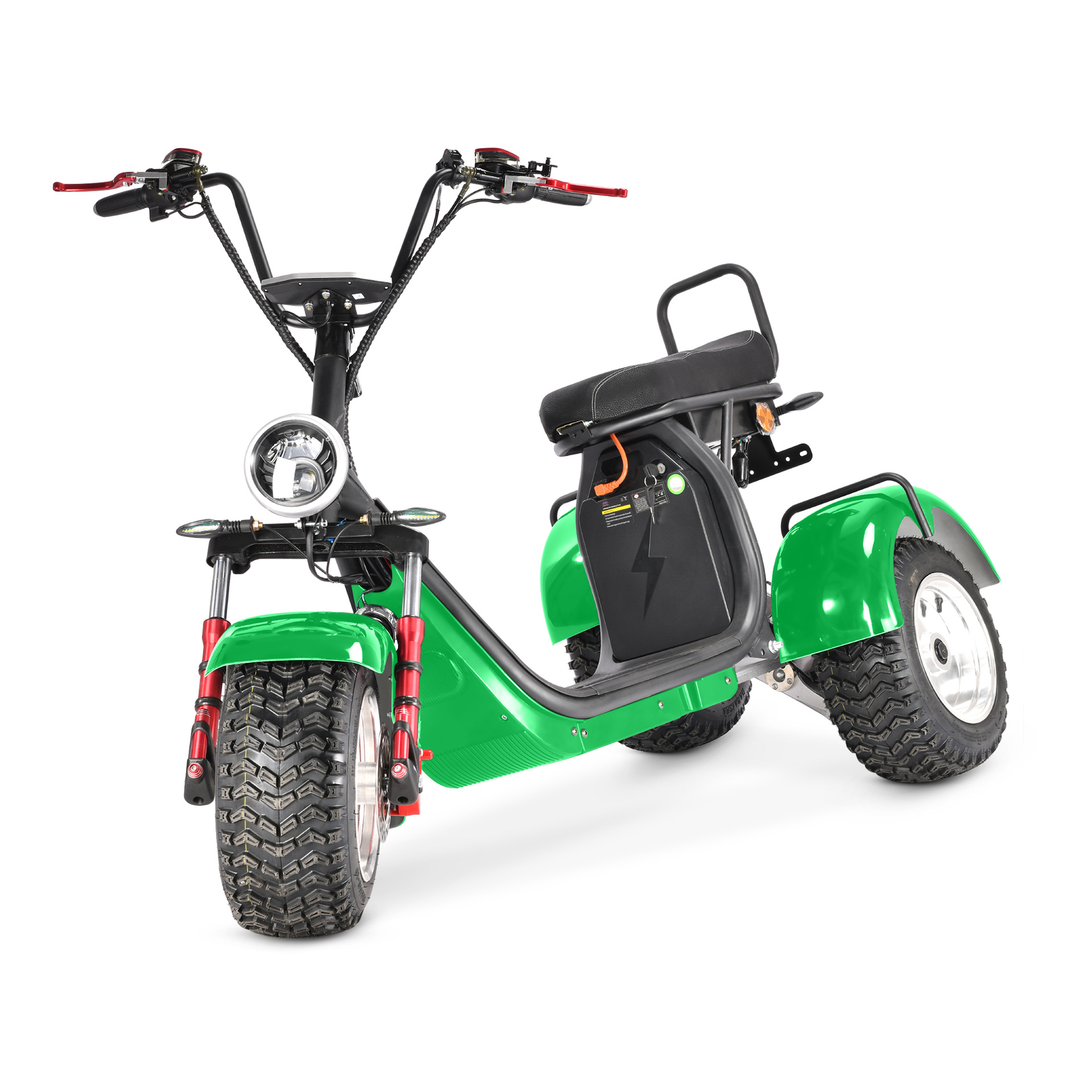 Eec Adult Mobility Scooter Dual-Drive Left and Right Swing Large Seat Cushion Single Bar Three-Wheel Motorcycle Harley Electric Vehicle