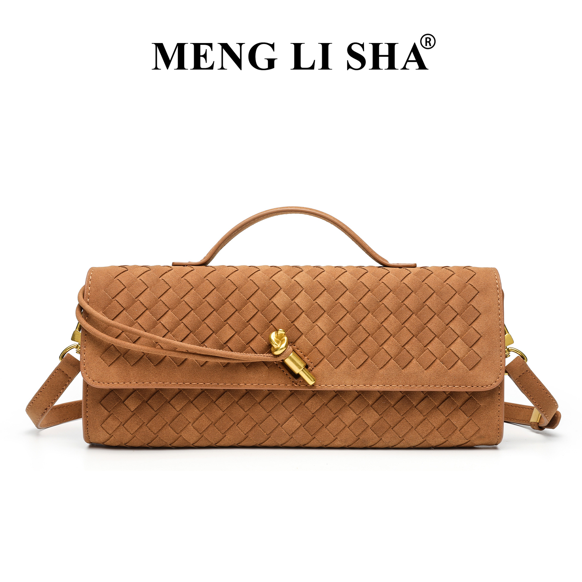 Autumn/Winter New Suede Woven Bag - Commuter Clutch Evening Bag For Women, Vintage Luxury Shoulder & Crossbody Accordion Bag - Thumbnail 5