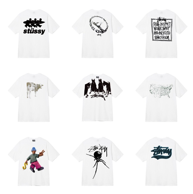 STU2024 New T-Shirt for Men and Women, Short-Sleeve T-Shirt with Cow Print, Loose Fit Summer T-Shirt STU2024 New T-Shirt for Men and Women, Short-Sleeve T-Shirt with Cow Print, Loose Fit Summer T-Shirt