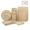 Bamboo Refreshment tray kettle Tray Water cup plate Bamboo Lateral pressure plate Fruits plate snacks Bamboo tray