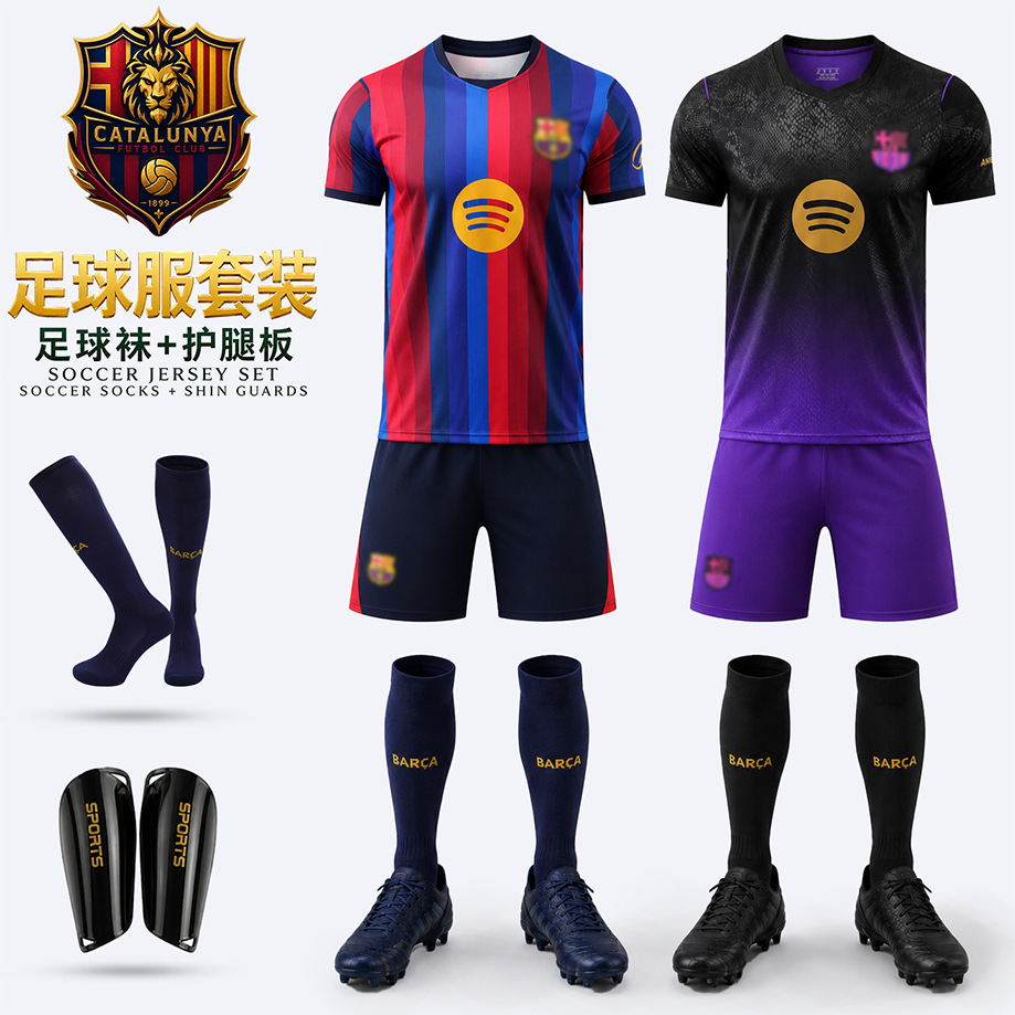2627 Barcelona Champions League jersey number 10 Neymar group purchase custom wholesale quick-dry football jersey Barcelona jersey