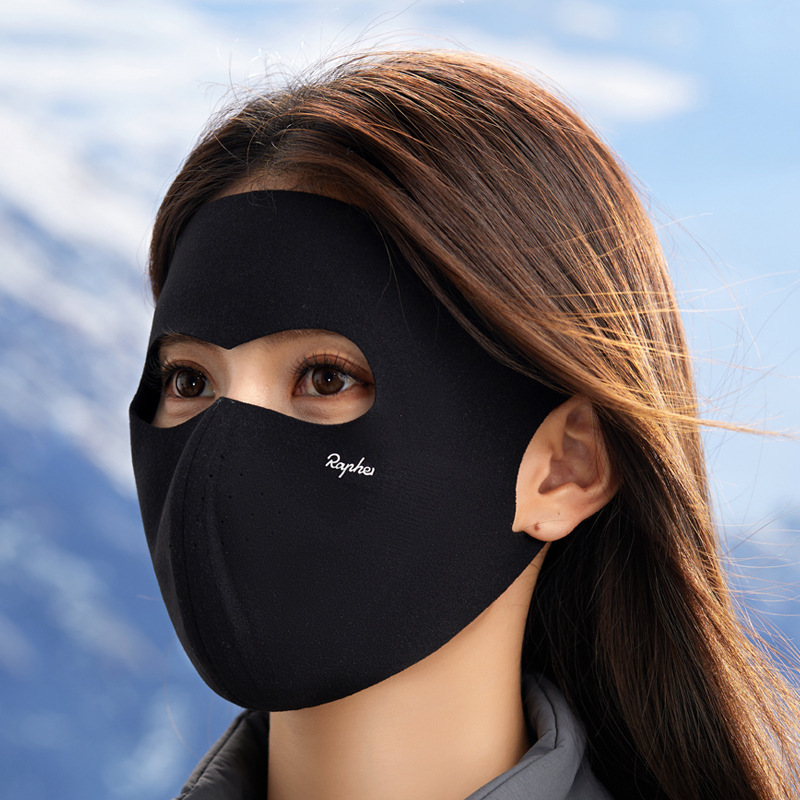 秋冬保暖口罩女新款高颜值可水洗3D立体绒感骑行透气百搭防紫外线|undefined