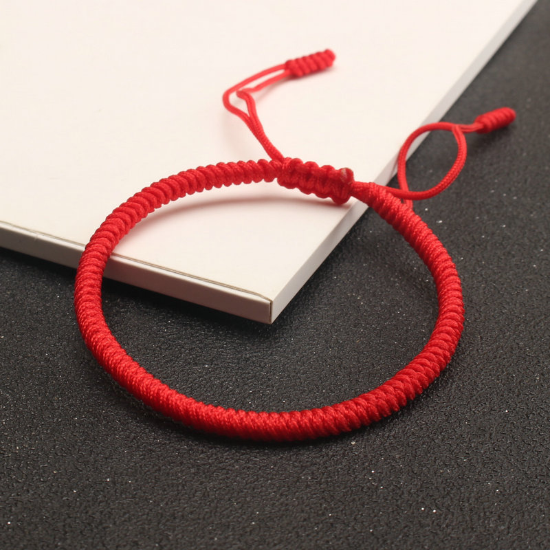 European and American New Products, Ethnic Style Bracelets, Hand-Woven Diamond Knot Red Rope Bracelets, Cross-Border Supply, Direct Supply from the Factory