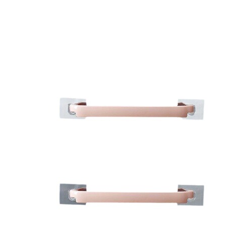 Towel bar storage rack bathroom towel rack hole-free toilet adhesive kitchen single-bar plastic dishcloth hanger