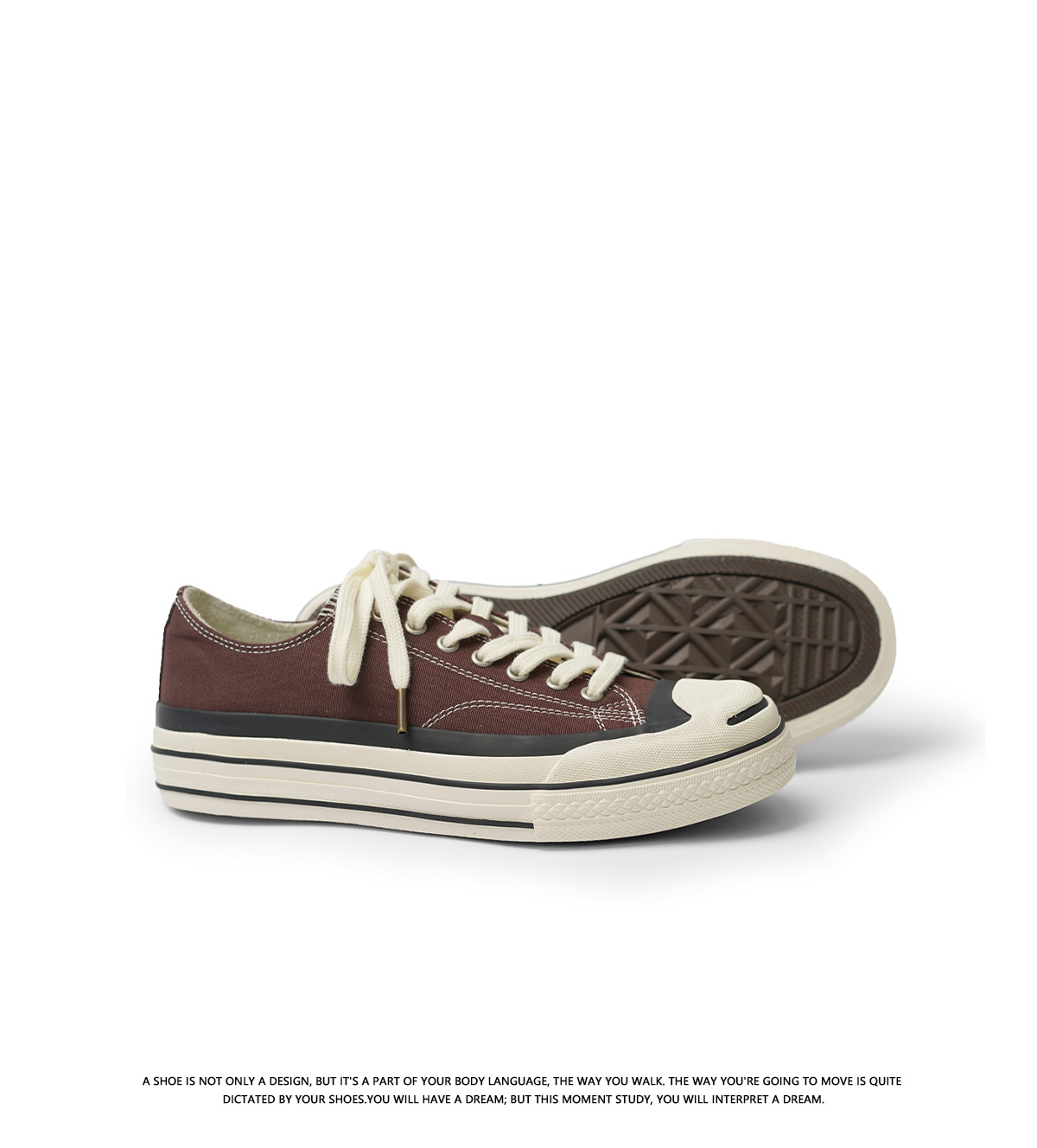 2024 nouvelles chaussures basses tendance en toile respirante à semelles épaisses pour hommes et femmes blanches, japonaises et_voghion.com