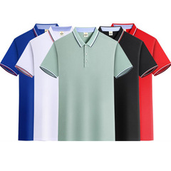 Workwear T-shirt Polo Ad Culture Shirt with Logo Print, Collar Student Short Sleeve Group Corporate Teacher Clothing