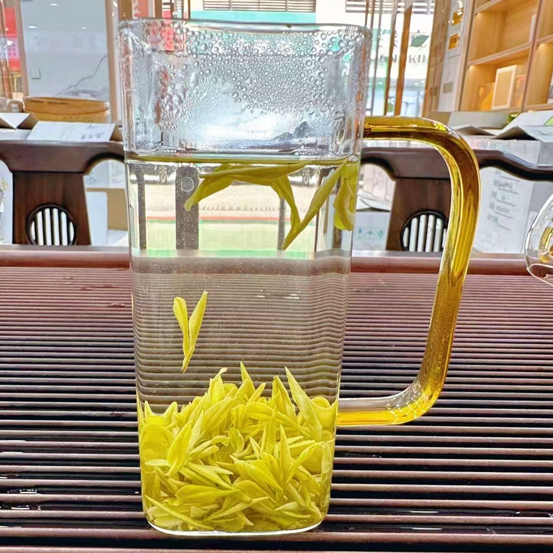2025新茶绿茶浙江安吉特产安吉奶白茶黄金芽高香源产地头采舒之茗