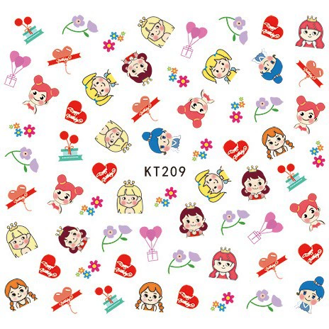 Наклейка ногтей для детей маленькая девочка трансграничная электрическая торговля ногтей украшения для ногтей детей наклейка KT209-231
