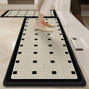 Kitchen Floor Mat Water Absorbent and Oil-proof Household Diatom Mud Floor Mat Toilet Bathroom Carpet Durable and Good-care Foot Mat