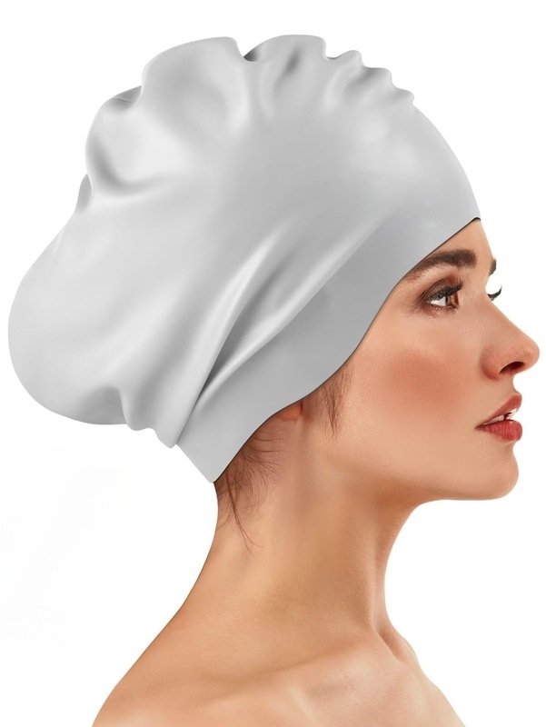 ビッグマック特大スイミングキャップシリコンラージハットクロスボーダー専用ロングヘアドレッドヘアプラスサイズスイミングキャップメーカー印刷可能|undefined
