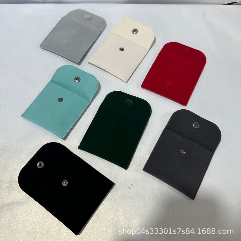 Flannel Flap Bag Double-sided Fleece Bag Jewelry Bag Jewelry Bag Ring Jewelry Storage Bag Snap Bag Spot Flannel Flap Bag Double-sided Fleece Bag Jewelry Bag Jewelry Bag Ring Jewelry Storage Bag Snap Bag Spot