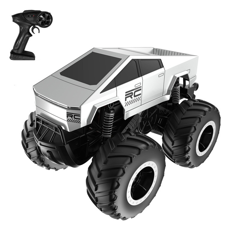 's Best-selling Mini Remote-controlled Big-wheeled Car In Silver With...