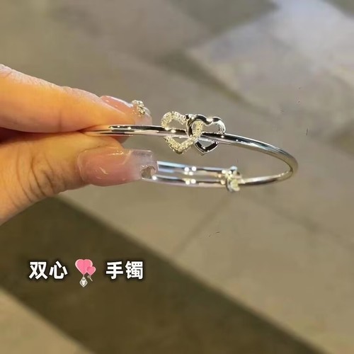 Möbius strip fugitive princess bow bell bracelet female opening adjustable bestie bracelet temperament jewelry